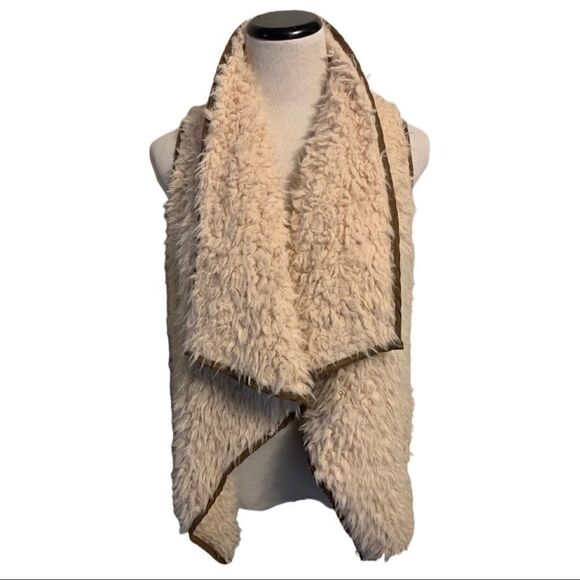New! I. Jonah Furry Vest Sz S/M - Picture 1 of 5